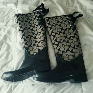 Tall Coach boots.